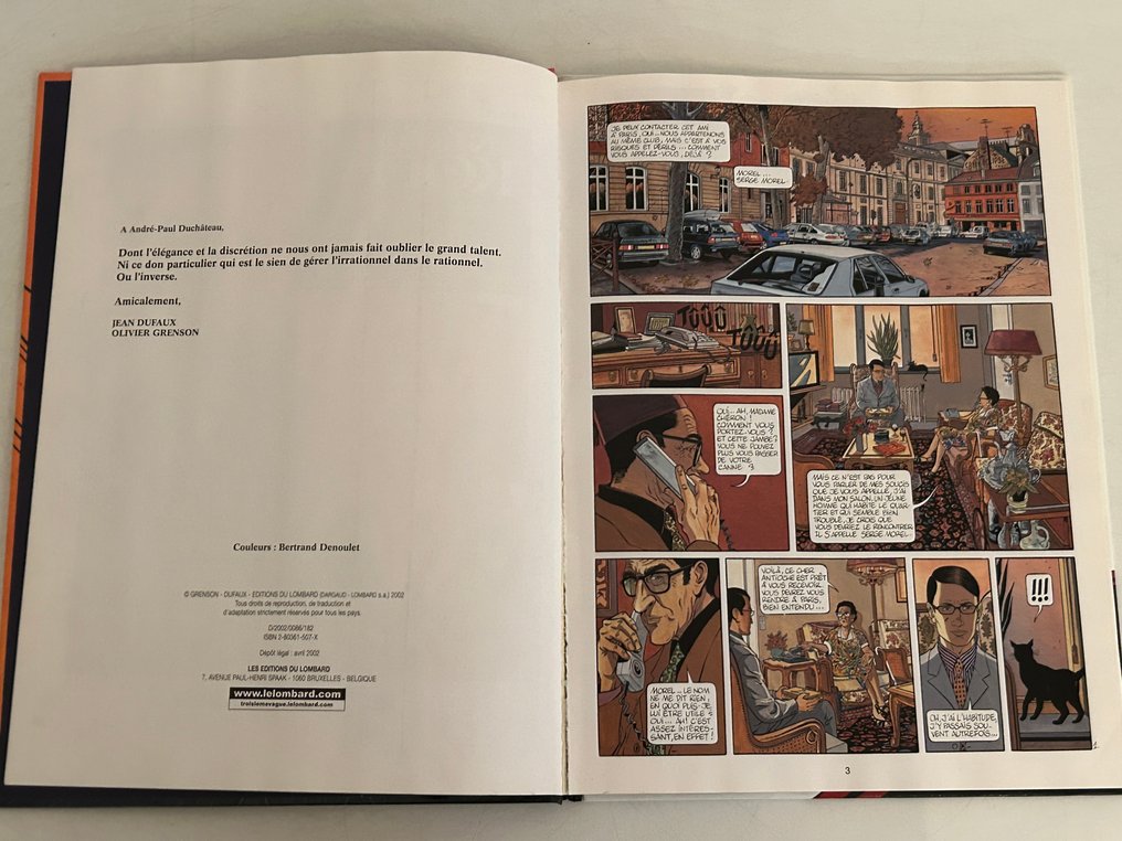 Niklos Koda T2 - Le Dieu des chacals  + dédicace - C - 1 Album - Genoptryk - 2002 #4.3