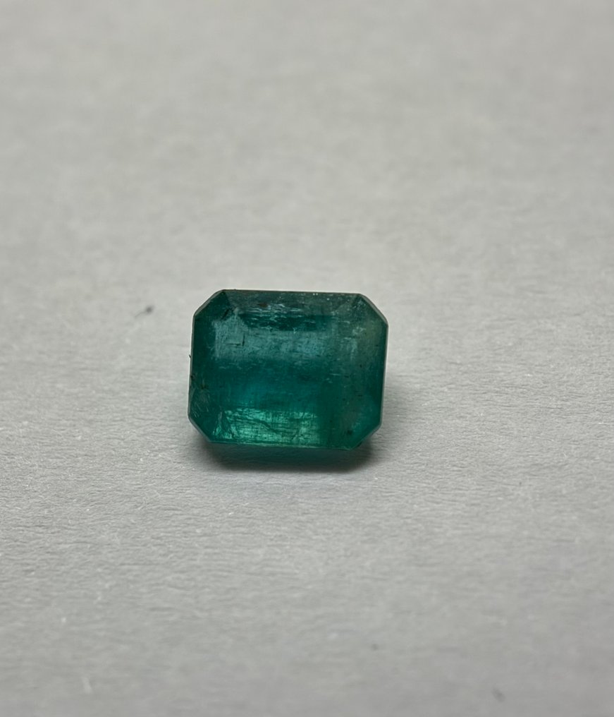 1 pcs Grønn Smaragd - 3.14 ct - Det internasjonale gemologiske institutt (IGI) - Intensivgrønn Smaragd! #1.0