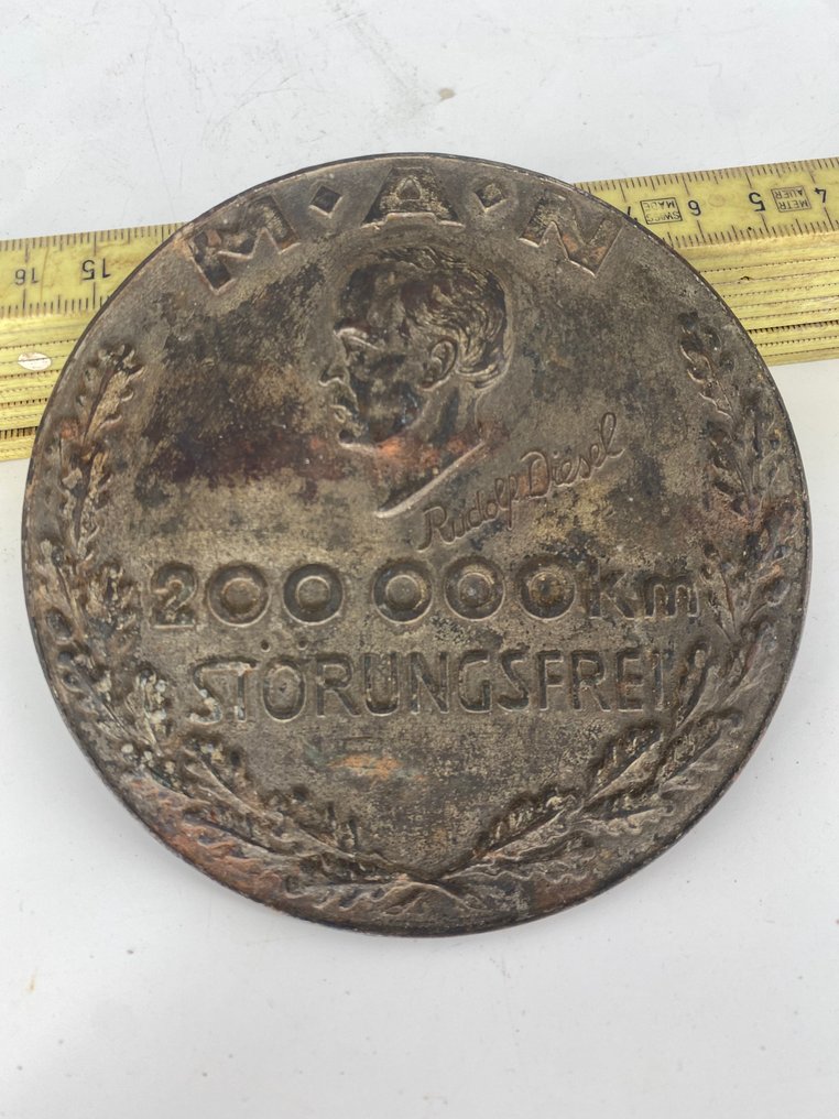 引擎盖饰品 - MAN - Radiatorbadge 200.000km storingsvrij #3.2