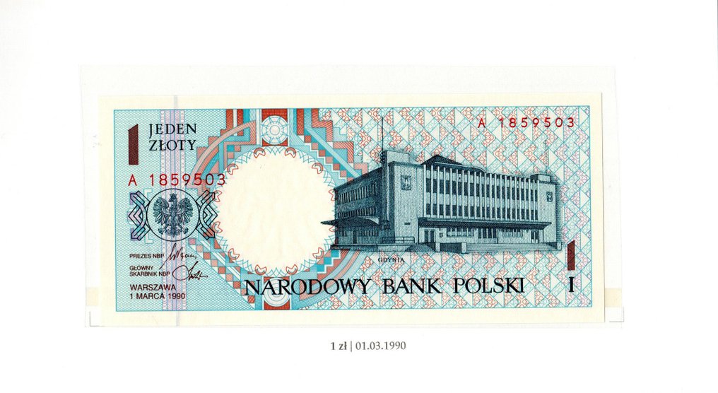Poland. - 1, 2, 5, 10, 20, 50, 100, 200, 500 zlotych 1990 - Pick 164 to 172 (No reserve price) #3.2