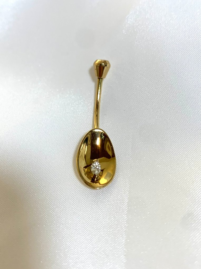 耳環 - 18 克拉 黃金 鉆石 (天然)  - 紅寶石 - 穿身饰 / 耳环 #2.1