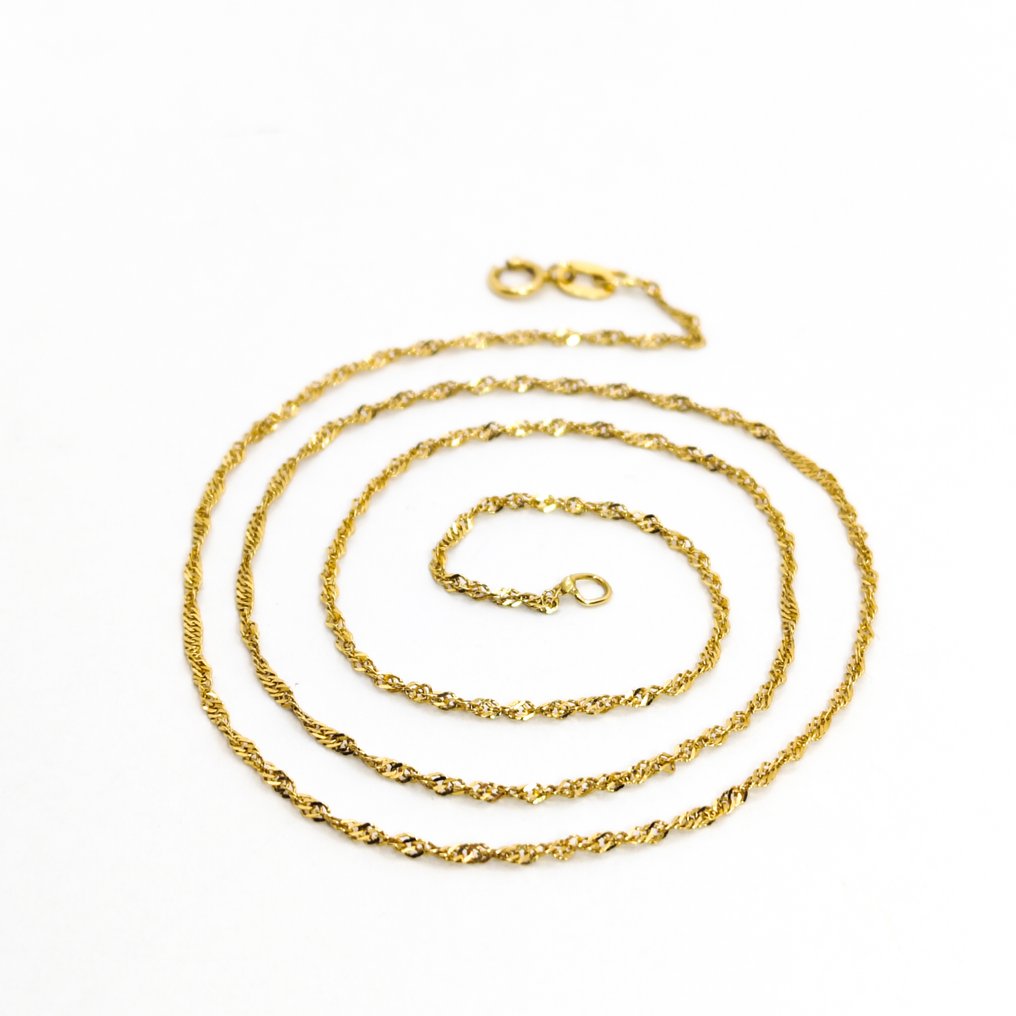 沒有保留價 - 吊墜頸鏈 - 18 克拉 黃金 #1.0