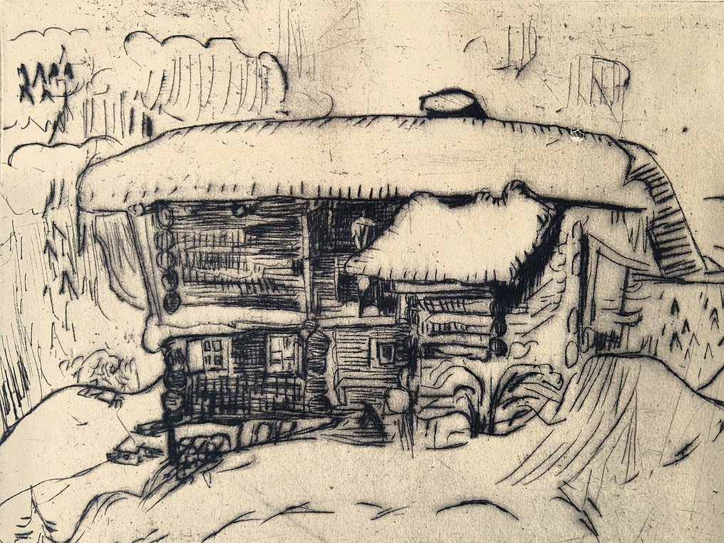 Jan Wiegers (1893-1959) - winter in Davos #1.0