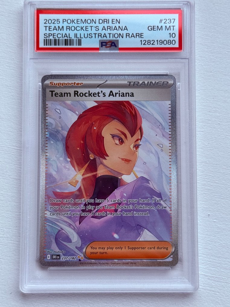 Pokémon - 1 Graded card - Team Rocket's Ariana 237/182 Full kunst - PSA 10 - Various sets #1.0