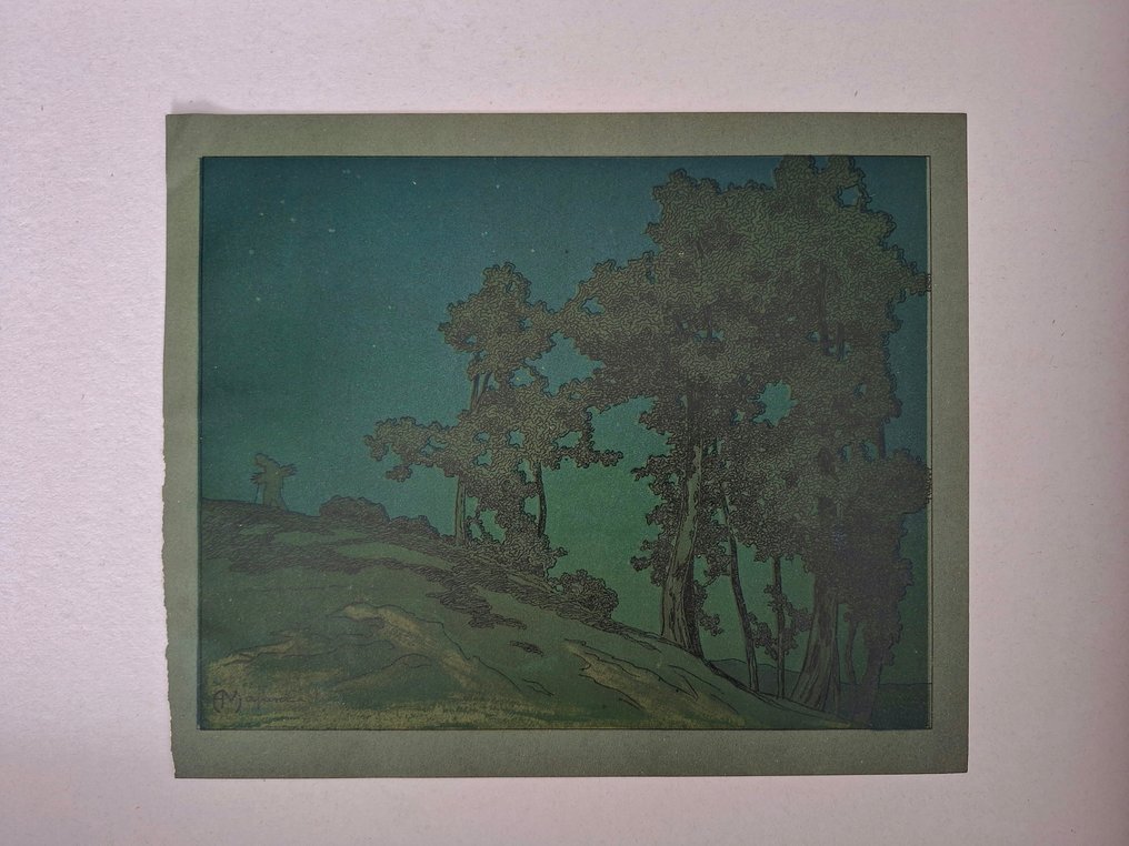 Augusto Majani (1867 Budrio - 1959) - I offer n. 4 original chrome litho print, dated 1908 ( Art Nouveau / Liberty ) #2.1