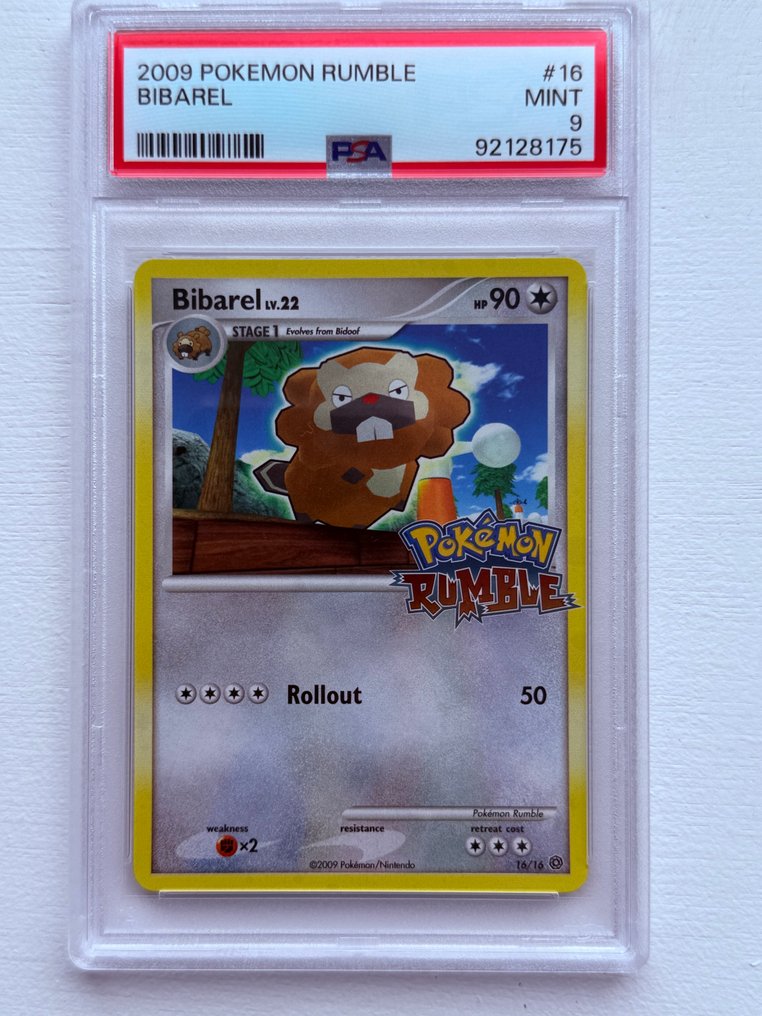 Pokémon Graded card - Bibarel 16/16 - PSA 9 - Various sets #1.0