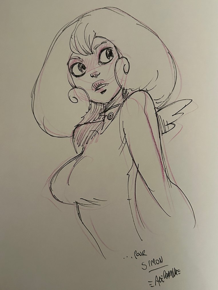 Sky-Doll T3 - La Ville blanche + dédicace couleur - C - 1 Album - First edition - 2004 #1.0