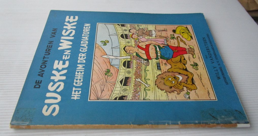 Suske en Wiske BR-05 - Het geheim der gladiatoren - 1 Album - First edition - 1955 #2.1