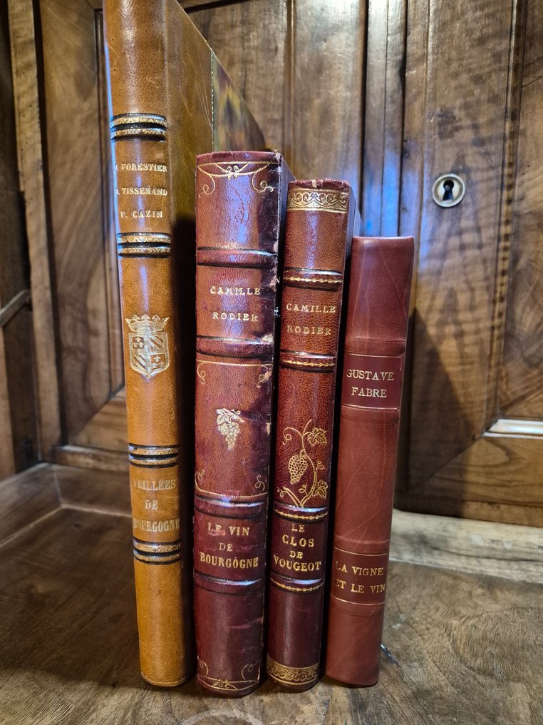 Camille Rodier / Forestier / Fabre - Lot with 4 books Vin/Bourgogne - 1931-1945 #1.0