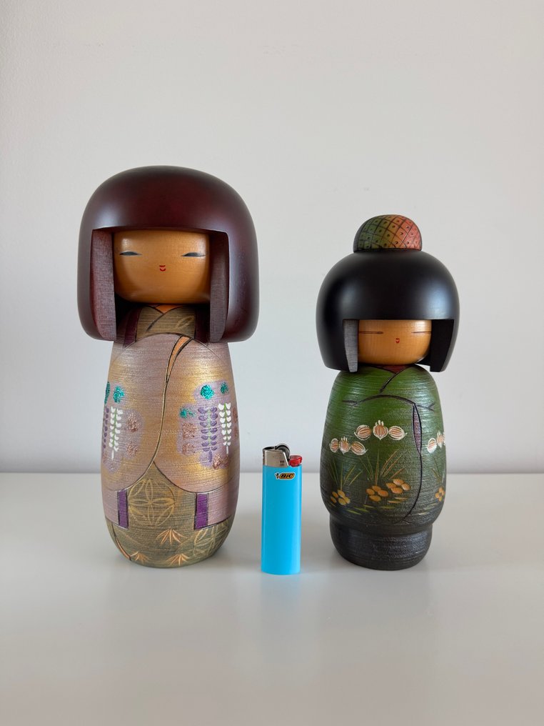 永恒复古的日本创意小木偶,藤川正江手工优雅之作 - 木 - Fujikawa Masae - 日本 - 昭和年代(1926-1989) #1.0