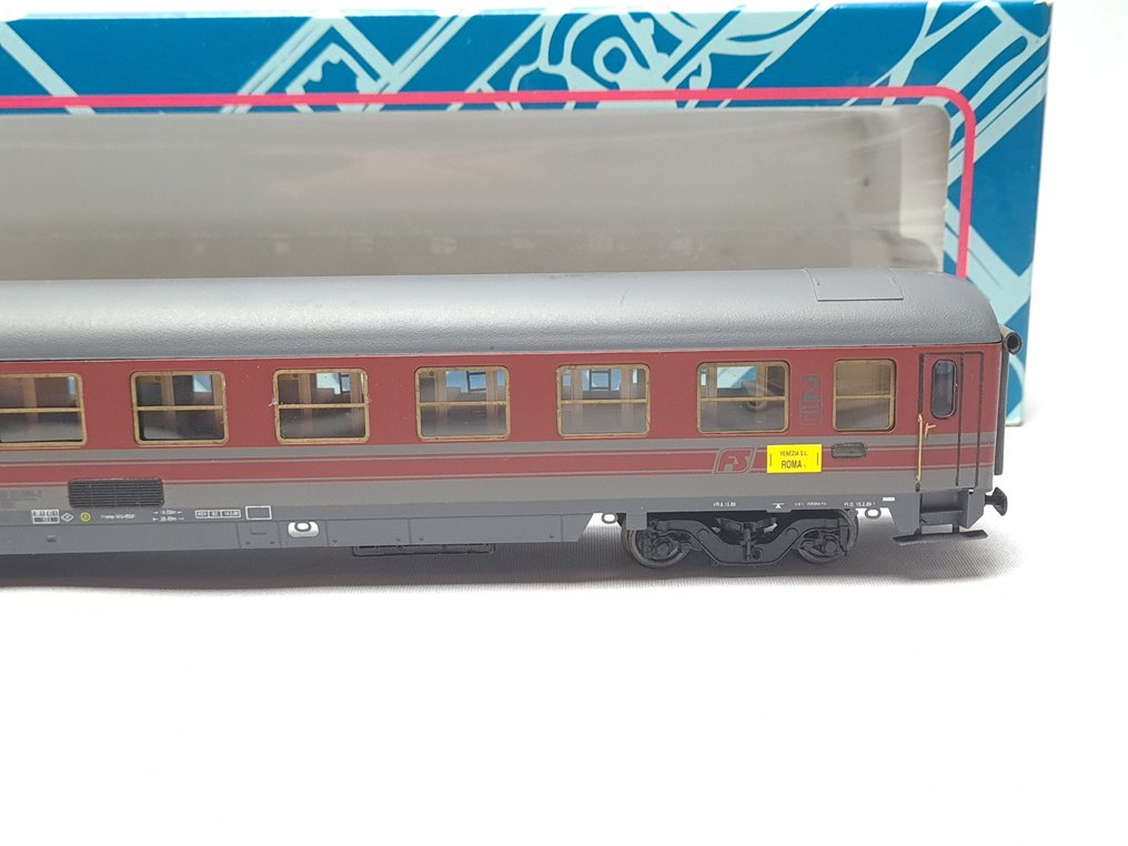 SAFER H0 - Επιβατικό τρένο μοντελισμού (1) - Βαγόνι 2ης θέσης Cuccette Bc - FS #4.3