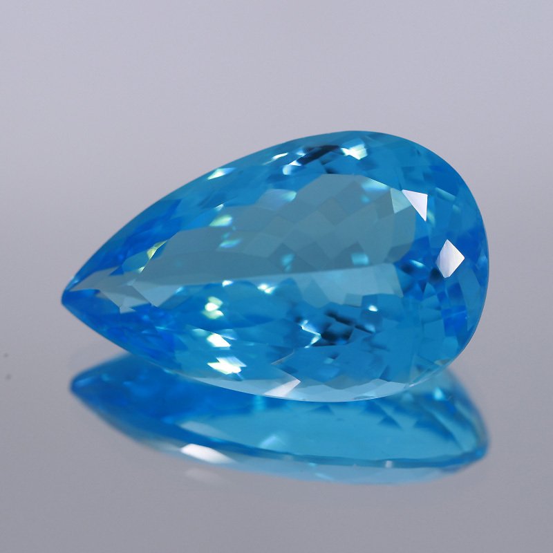 1 pcs  Μπλε Τοπάζιο  - 64.85 ct - Διεθνής Ένωση Έγχρωμων Πολύτιμων Λίθων (ICA GemLab) #2.1