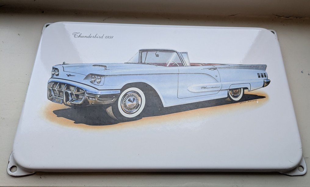 Sign - CELAR - Thunderbird 1958 #2.1