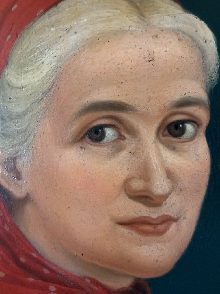 Continental school (XX) - Portrait of an attractive lady. No reserve! #3.2