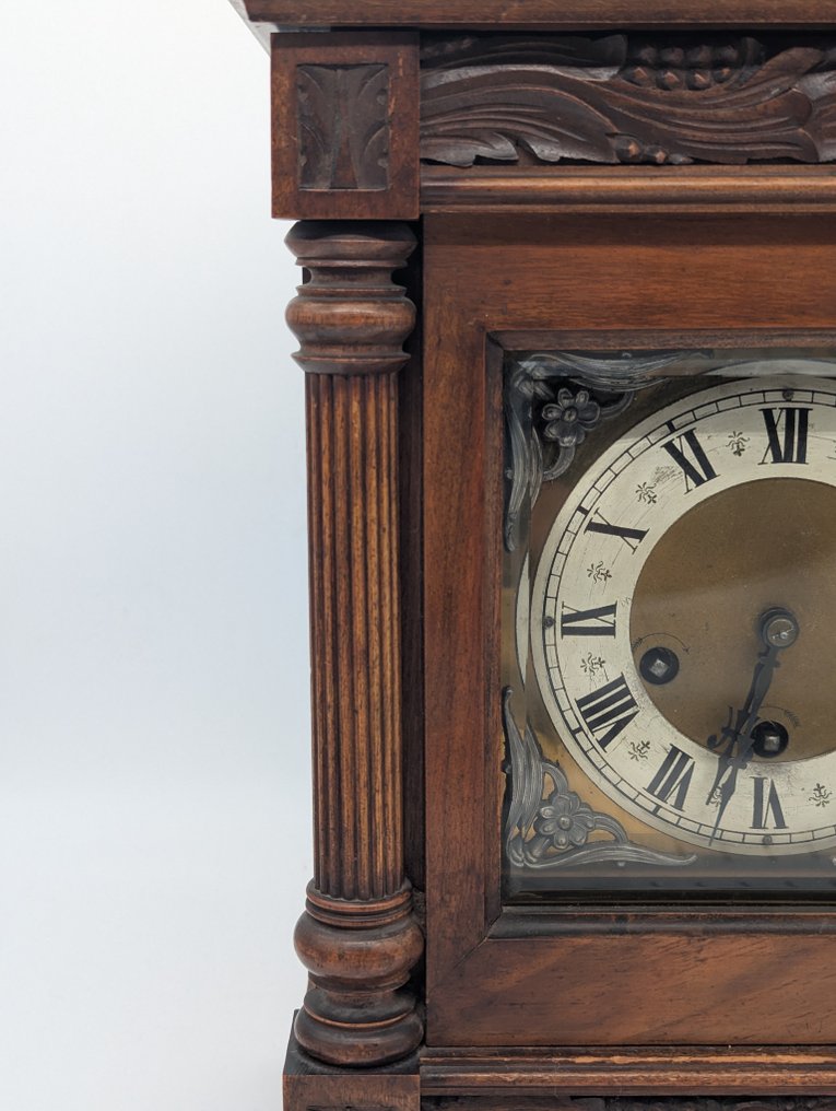 Clock - Junghans - Wood, Brass - 1910-1920 #3.2