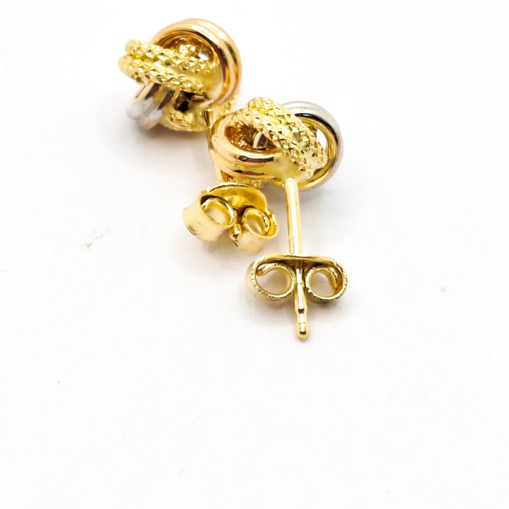 Nincs minimálár - Drop fülbevaló - 18 kt. Sárga arany #4.3