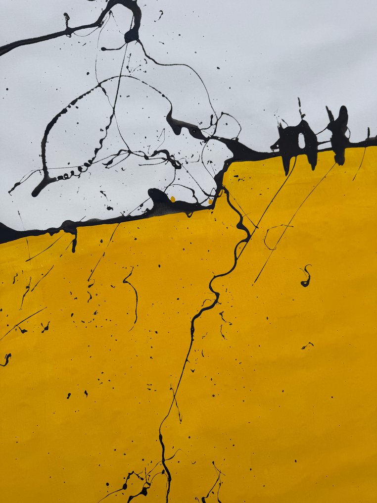 Laura Pinchete - Industrial (blanco y amarillo) XXXL #3.2