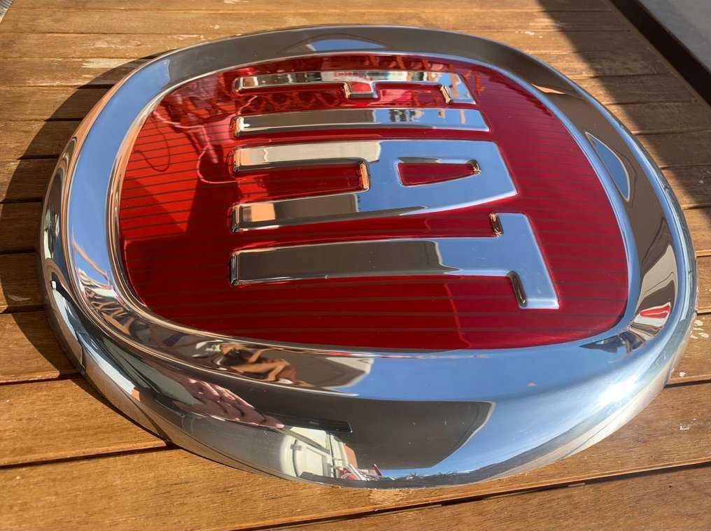 Fiat - 菲亚特标志 - 官方经销商 - Concessionario Ufficiale - 标志 - 钢 #4.3