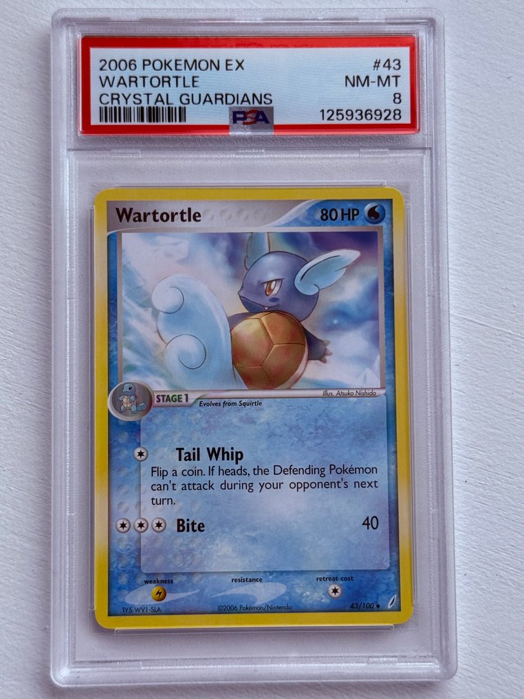 Pokémon Graded card - Wartortle #43 - PSA 8 - EX #1.0