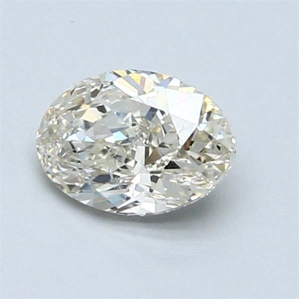1 pcs Gyémánt (Természetes) - 0.90 ct - Ovális - L - SI1 - Nemzetközi Gemmológiai Intézet (IGI) #3.2
