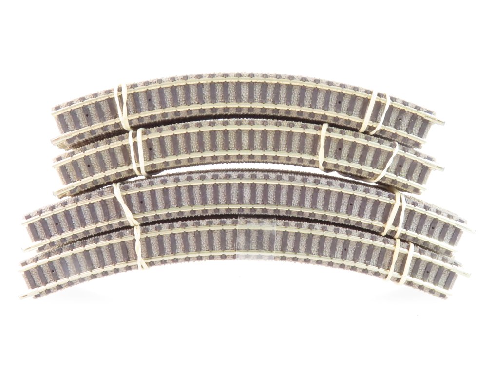 Fleischmann N轨 - 9120/9125 - 模型火车车轨 (40) - 40 个弯曲的轨道件,Piccolo #1.0