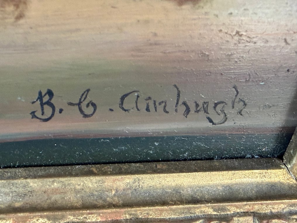 G. B. Amhugh (XX) - Still life of a vase of flowers #2.1