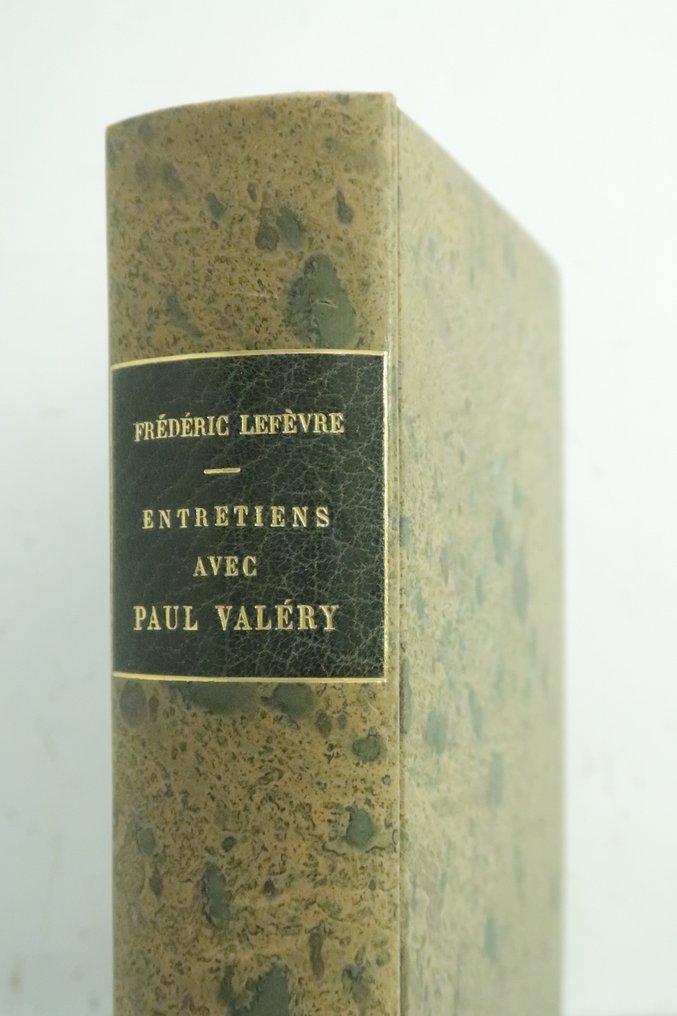Frédéric Lefèvre - Entretiens avec Paul Valéry [ex. de tête n°3/70 sur Vélin Violettes de Parme ; reliure de - 1926 #2.1