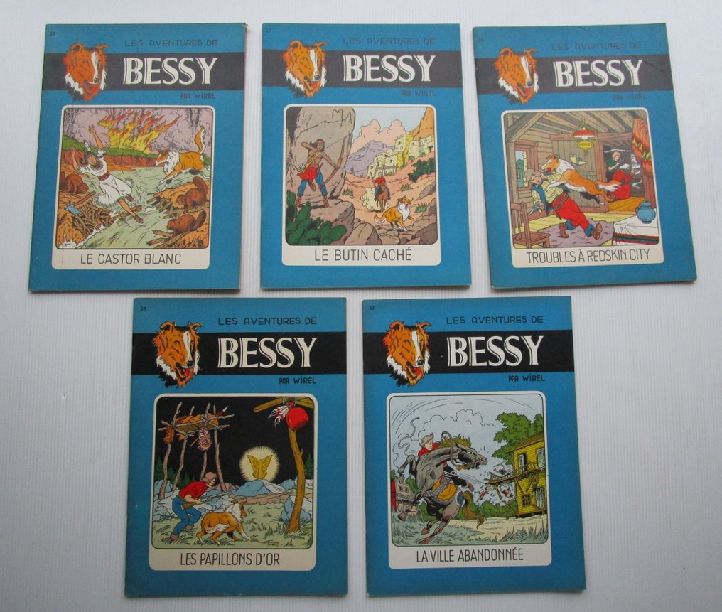 Bessy - 23/24/26/27/29 - 5 Album - First edition - 1958/1959 #1.0