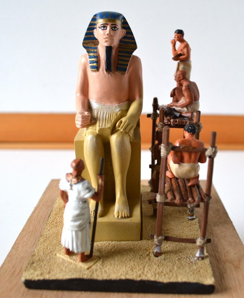 - Diorama Del Prado n° 5 Egypte ancienne - 1/32 ème - Construction d'une Sculpture Royale #3.2