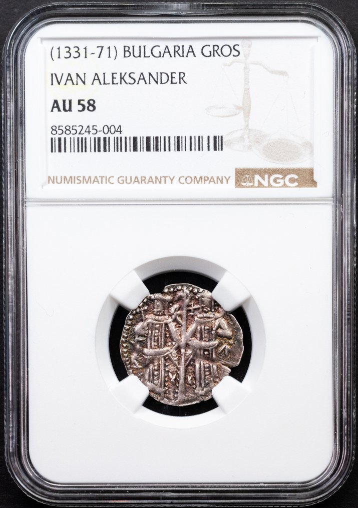. Bulgaria Ivan Aleksander. Grosh 1331-1371 / AU 58 (No reserve price) #1.0
