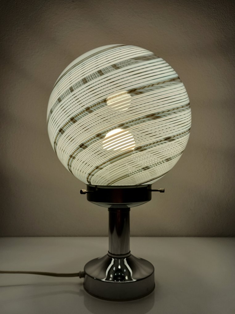 Lampada da tavolo - Vetro - Lampada vortice Space Age #4.3