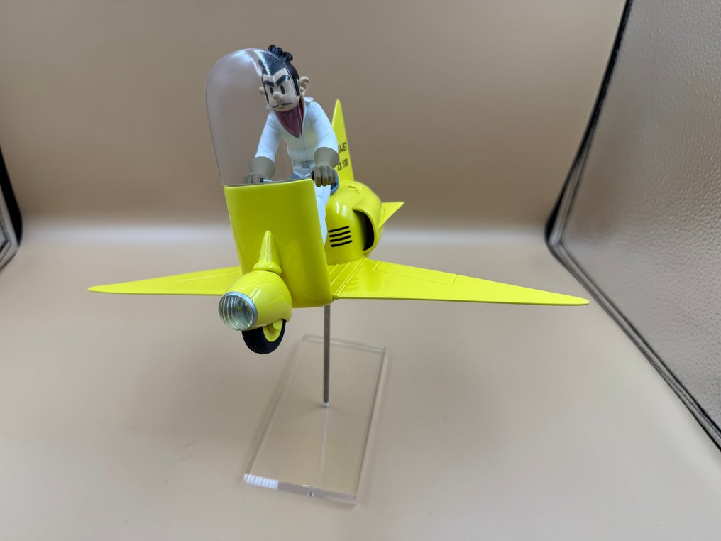 Spirou et Fantasio - 1 Figurine - Le Garage de Franquin - Zantafio - Zantajet ZX 100- Figures & Vous GF02 - 2014 #1.0