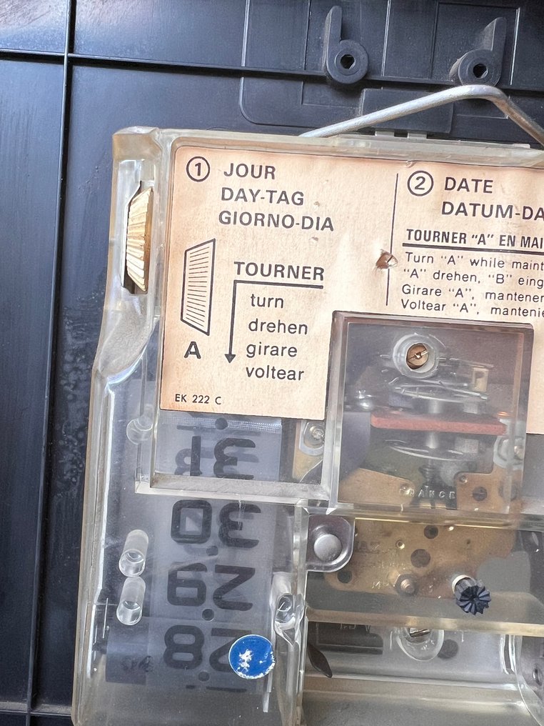 掛鐘 - Jaz -   黃銅, 塑料 - 1970-1980 - 电子 #3.2