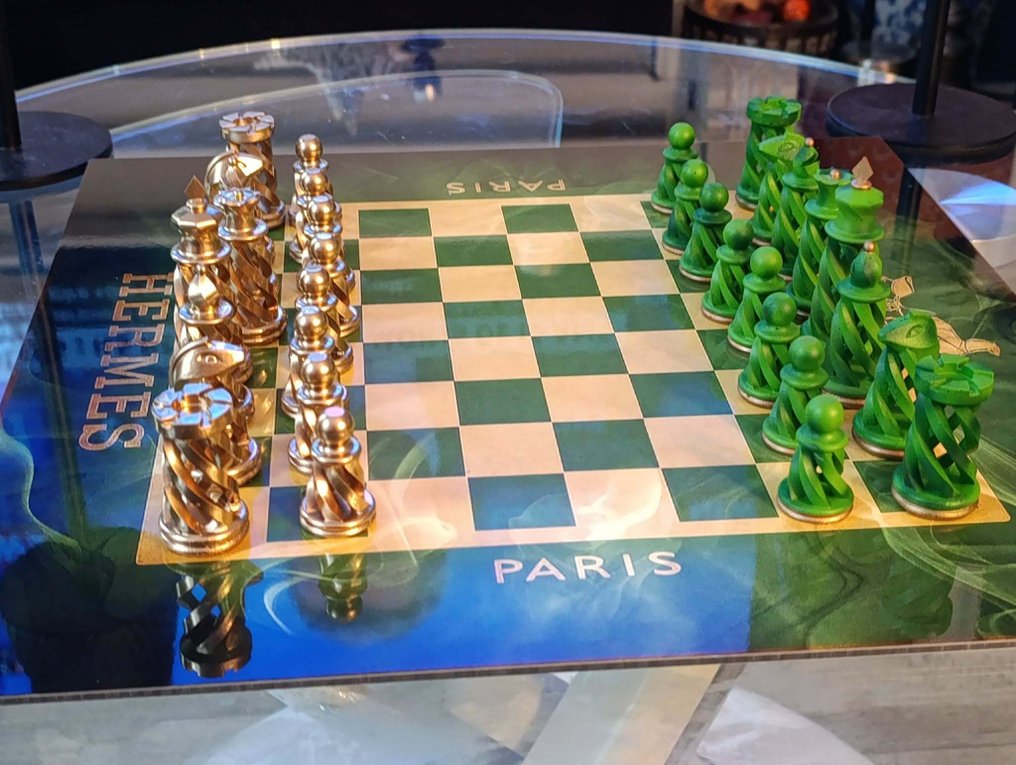 Dominique Kleiner - Hermès Spiral Green Gold #1.0