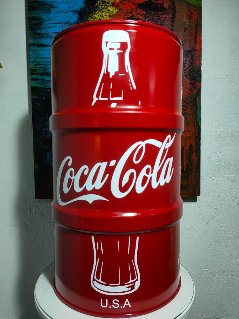 fp pop art - Coca cola Classic Bidon (65cm) Coca cola luxury Limited Édition 1/1 2025 #1.0