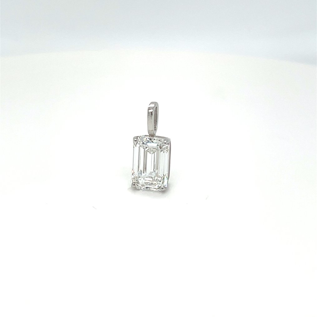 Nincs minimálár - Függő - 14 kt. Fehér arany - 2.04ct. tw. Gyémánt (Laboratóriumban előállított) #3.2