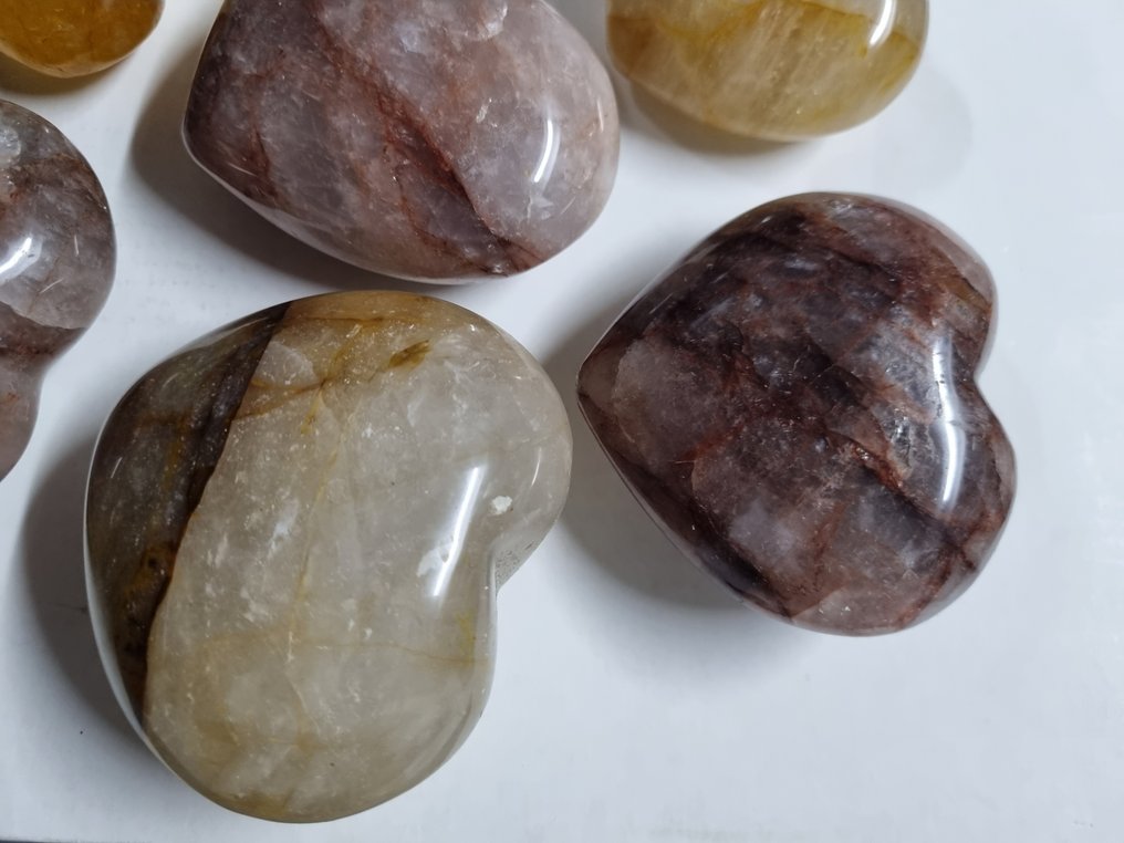 Μεγάλη ποσότητα με χρυσές καρδιές θεραπευτή 8 - 5 εκ. Καρδιά- 1324 g #4.3