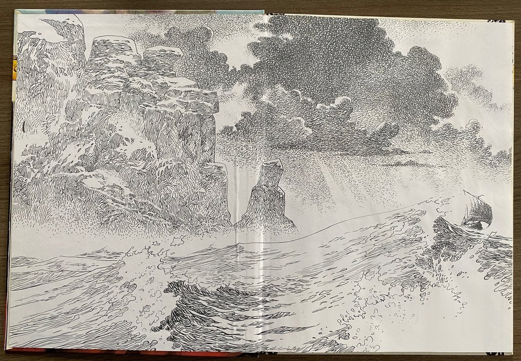 Thorgal T10 + dédicace couleur - C - 1 Album - Uusintapainos - 1986 #4.3