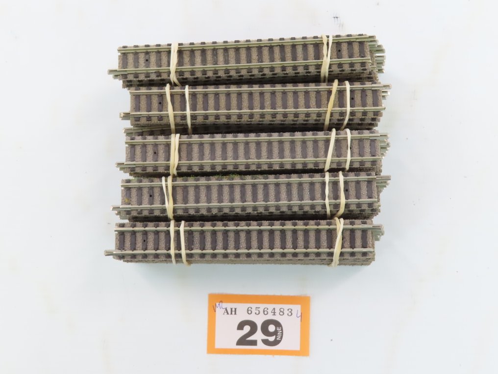 Fleischmann N - 9101 - Linhas ferroviárias de modelismo ferroviário (40) - 40 delig rails pacote, rails retos #3.2