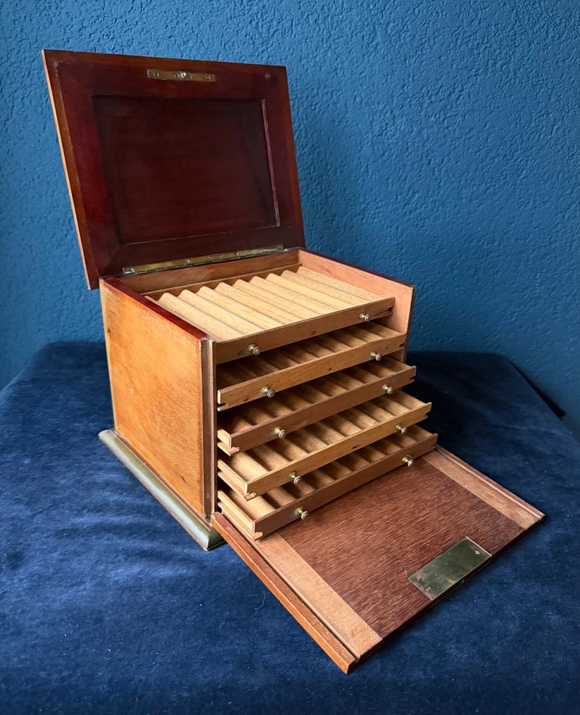 Humidor - Hout, Messing - 50 sigaren #4.3