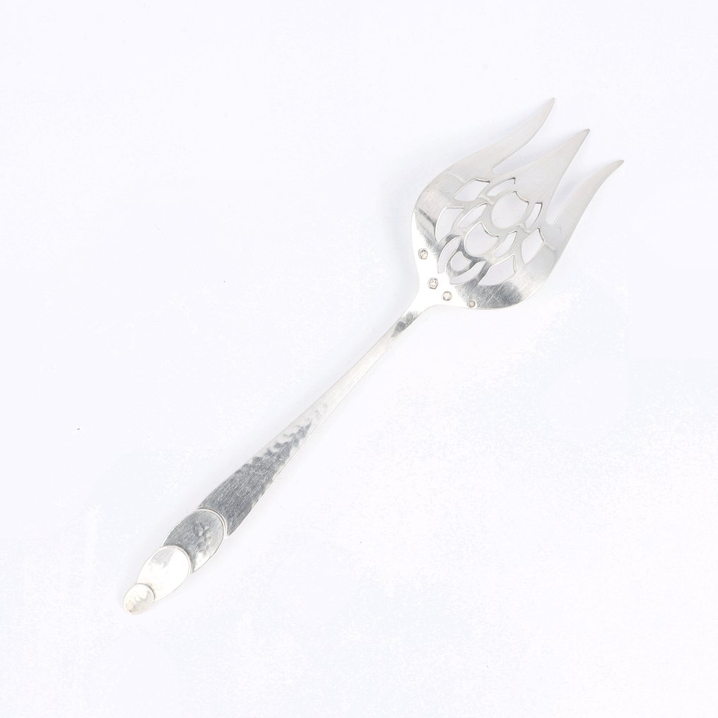 Gerritsen & van Kempen Art-Deco - model nr.218 - Cakevork - Forchetta per il pane - .833 argento #3.2