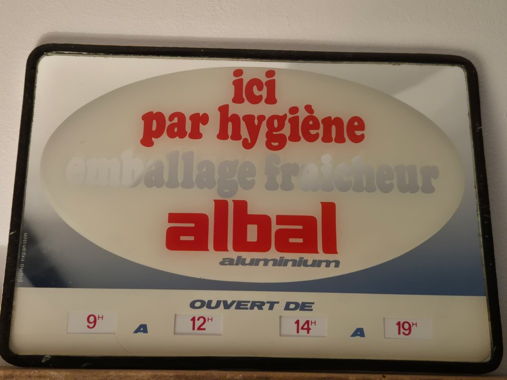 Albal - albal 广告牌 - Sodipa - 广告标牌 - 广告牌计时器 - 金属, 玻璃, 塑料 #1.0