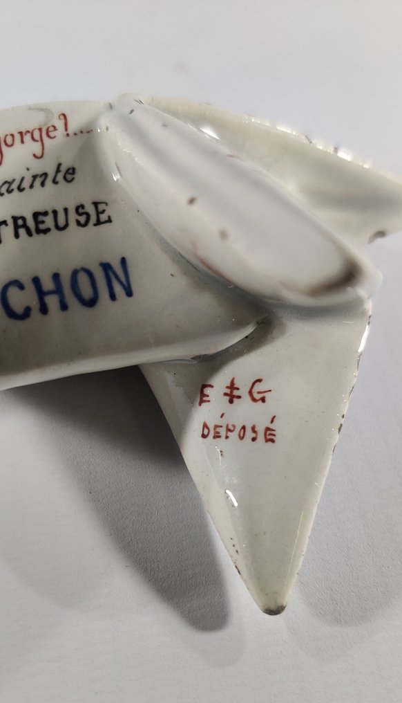 Cocotte signée Emile Gallé Nancy Croix de Lorraine - Portabiglietti da visita #4.3