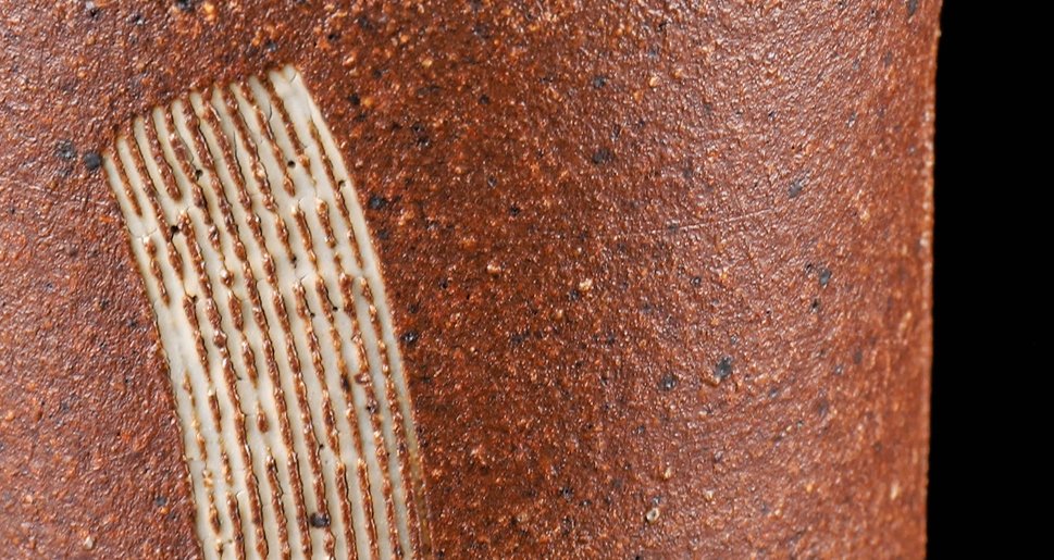 Vase - Very fine stoneware vase, signed - Mihara Ken (b. 1958) - Japan #3.2