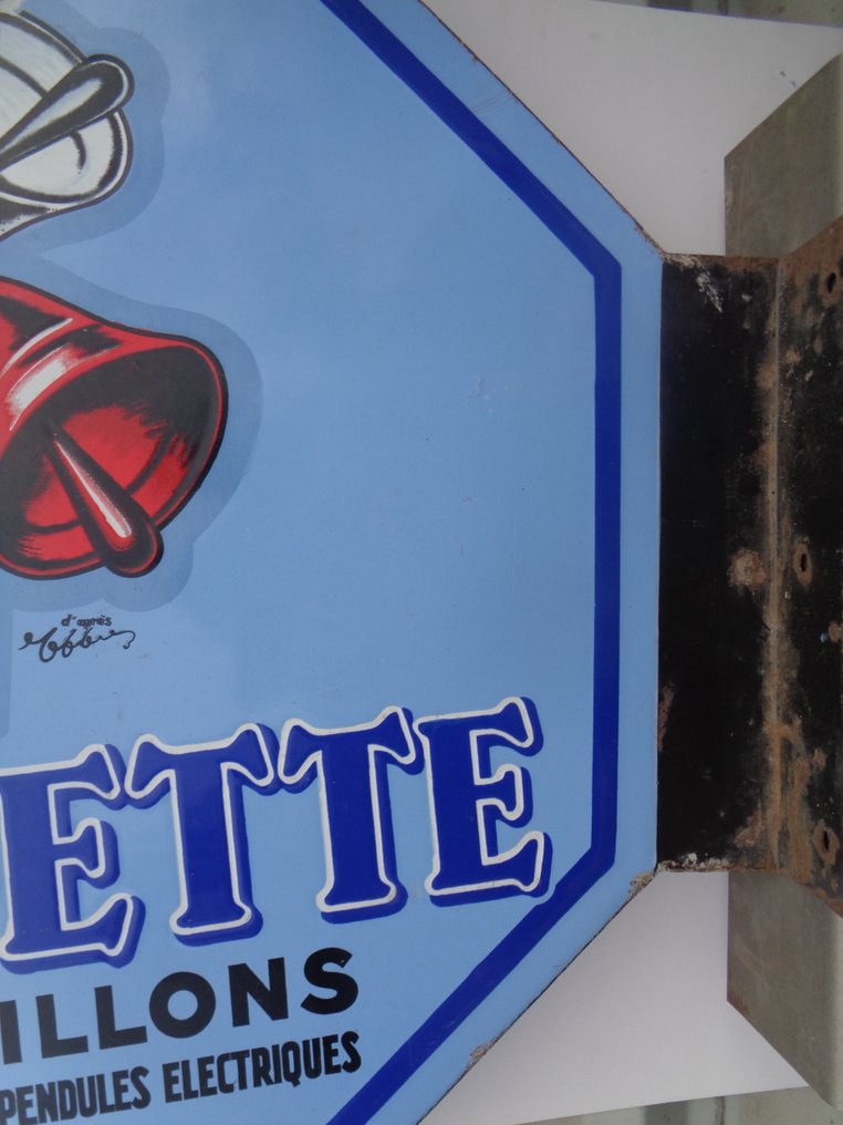 Vedette- Carillons - Reveils - Pendules Electriques - Vedette - Cappiellio - Piatto smaltato - Smalto #2.1