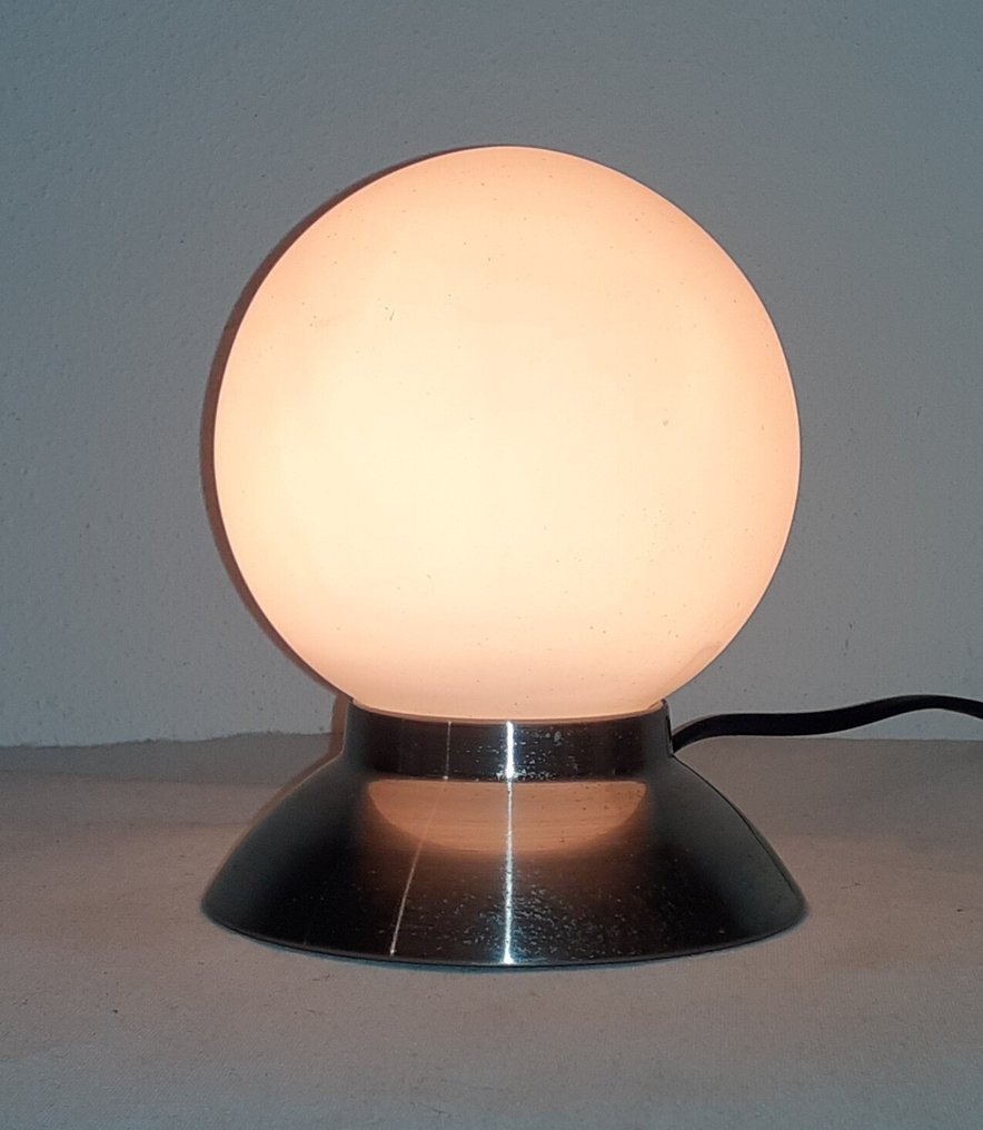 Reliving - 檯燈 - 触摸“Ball-Roomlight” - 钢材和蛋白石/乳白色玻璃 #1.0