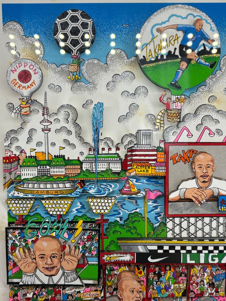 Charles Fazzino (1955) - “Sushi Bomber” – 3D Silkscreen #2.1