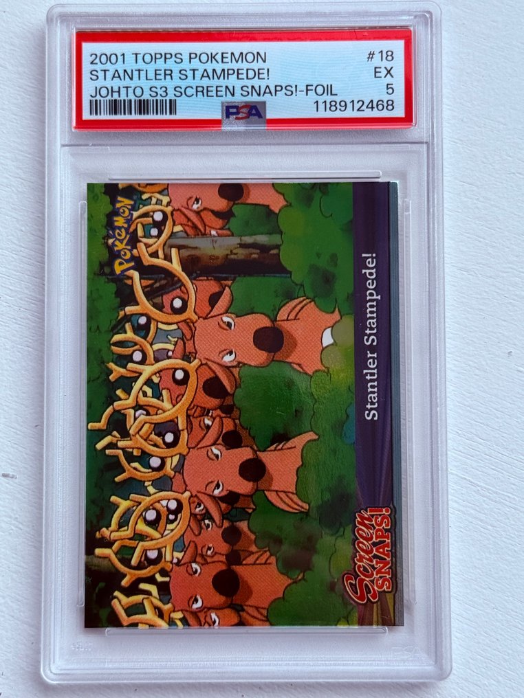 Pokémon - 1 Graded card - Stantler 18 压膜, 促销卡, 限量版 - PSA 5 - Various sets #1.0
