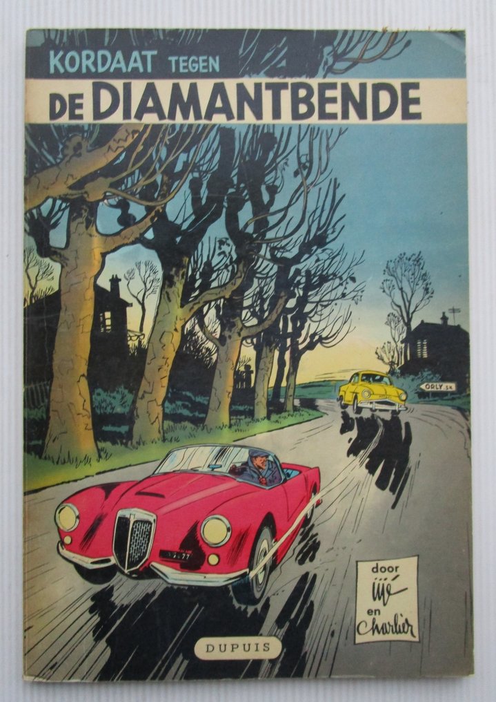 Jan Kordaat 2 - Kordaat tegen de diamantbende - 1 Album - First edition - 1958 #1.0