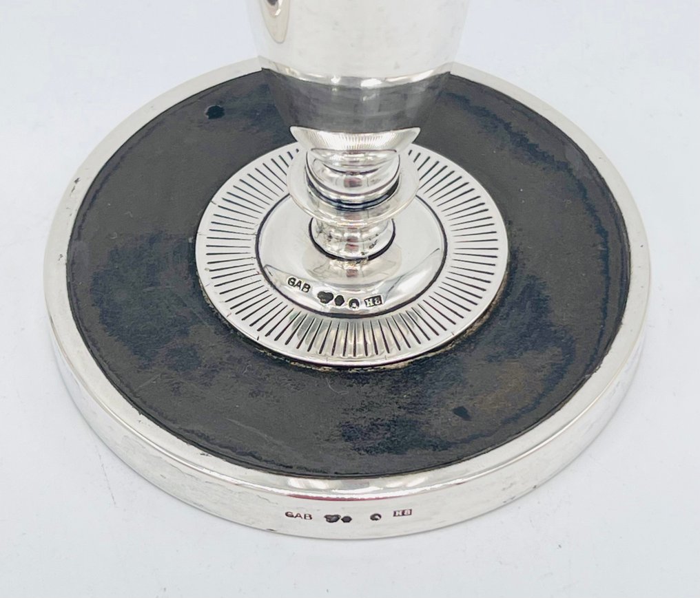 GAB - 燭台 (2) - .830 銀 - 装饰艺术风格的烛台 #4.3